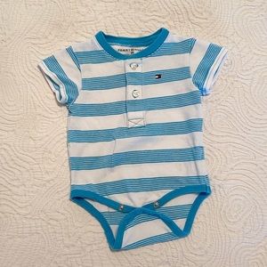 Tommy Hilfiger Blue Stripe Onesie
